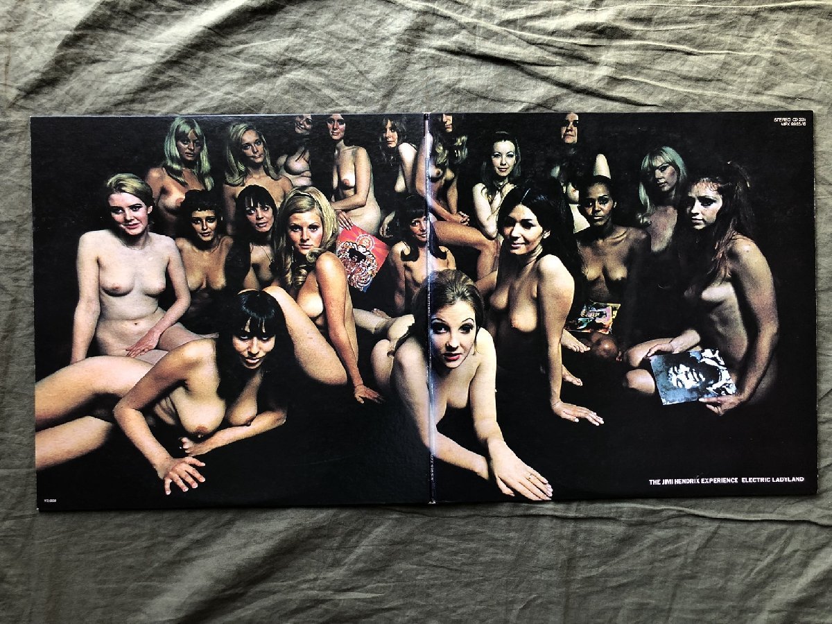 傷なし美盤 美ジャケ 1980年 国内盤 Jimi Hendrix 2枚組LPレコード エ Electric Ladyland 名盤 Voodoo Chile Cross Town Traffic_画像6