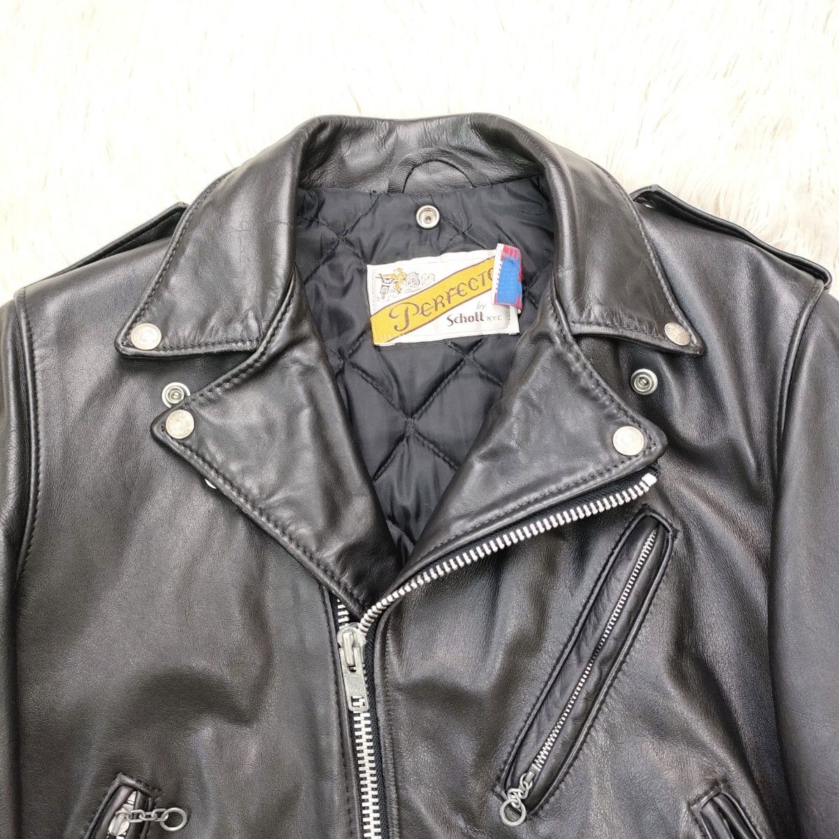 希少 Schott オイルドカウハイドレザー 118 ダブル ライダース 希少 Schott オイルドカウハイドレザー 118 ダブル ライダース