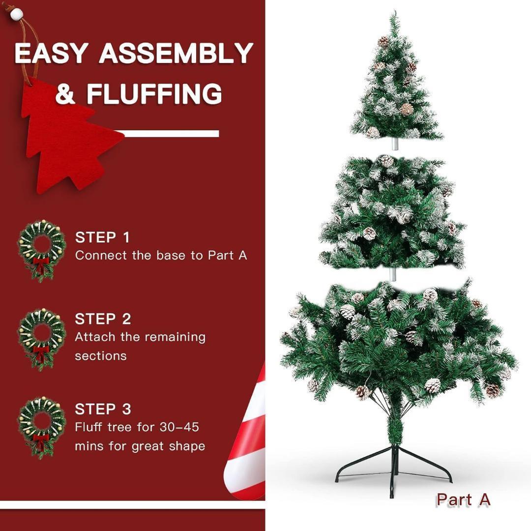  Christmas tree 210cm snow cosmetics equipment ornament indoor pine .... Christmas 
