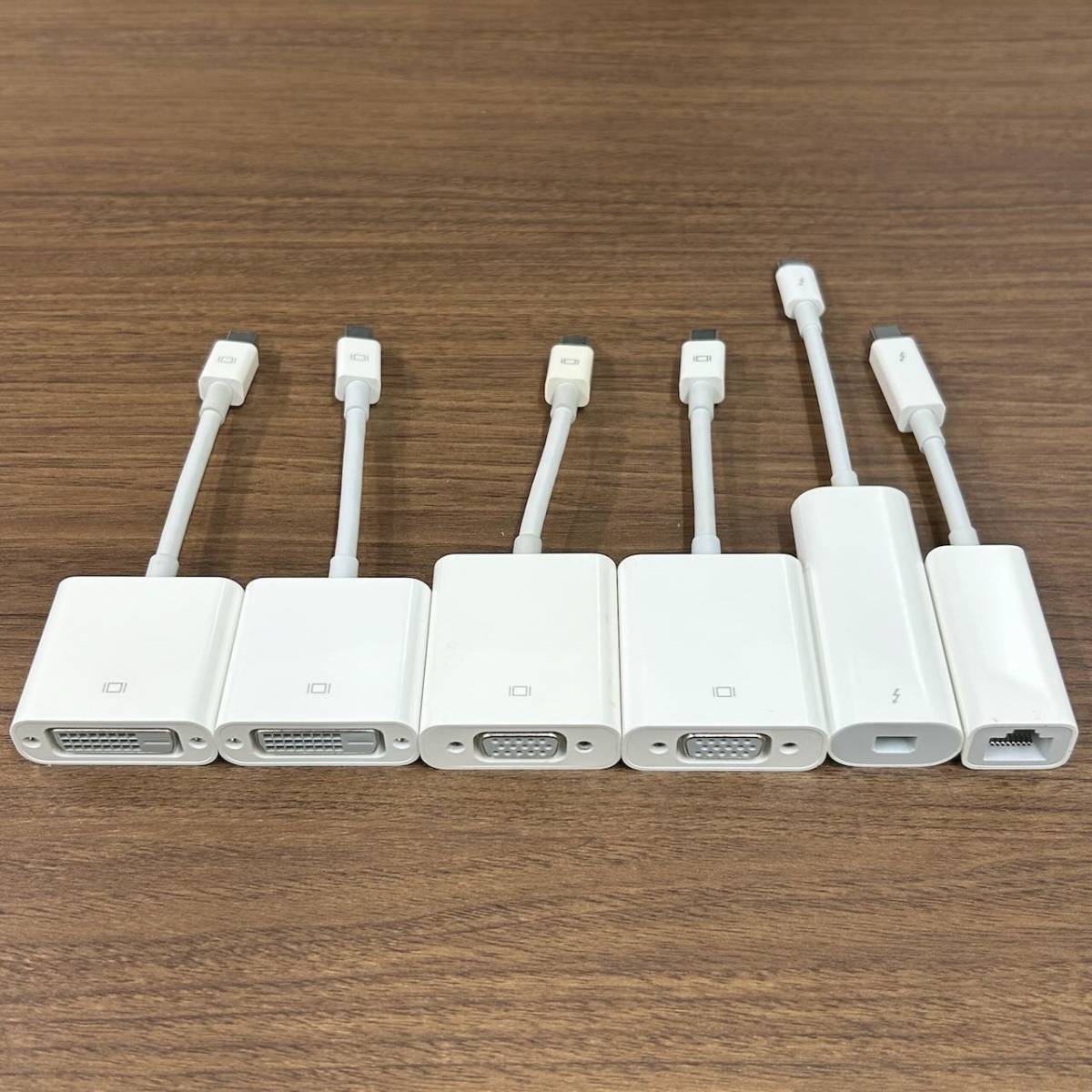 Mac 純正コネクタ いろいろ6個セット 動作不良無し Thunderbolt VGA DVI LAN Thunderbolt変換_画像5