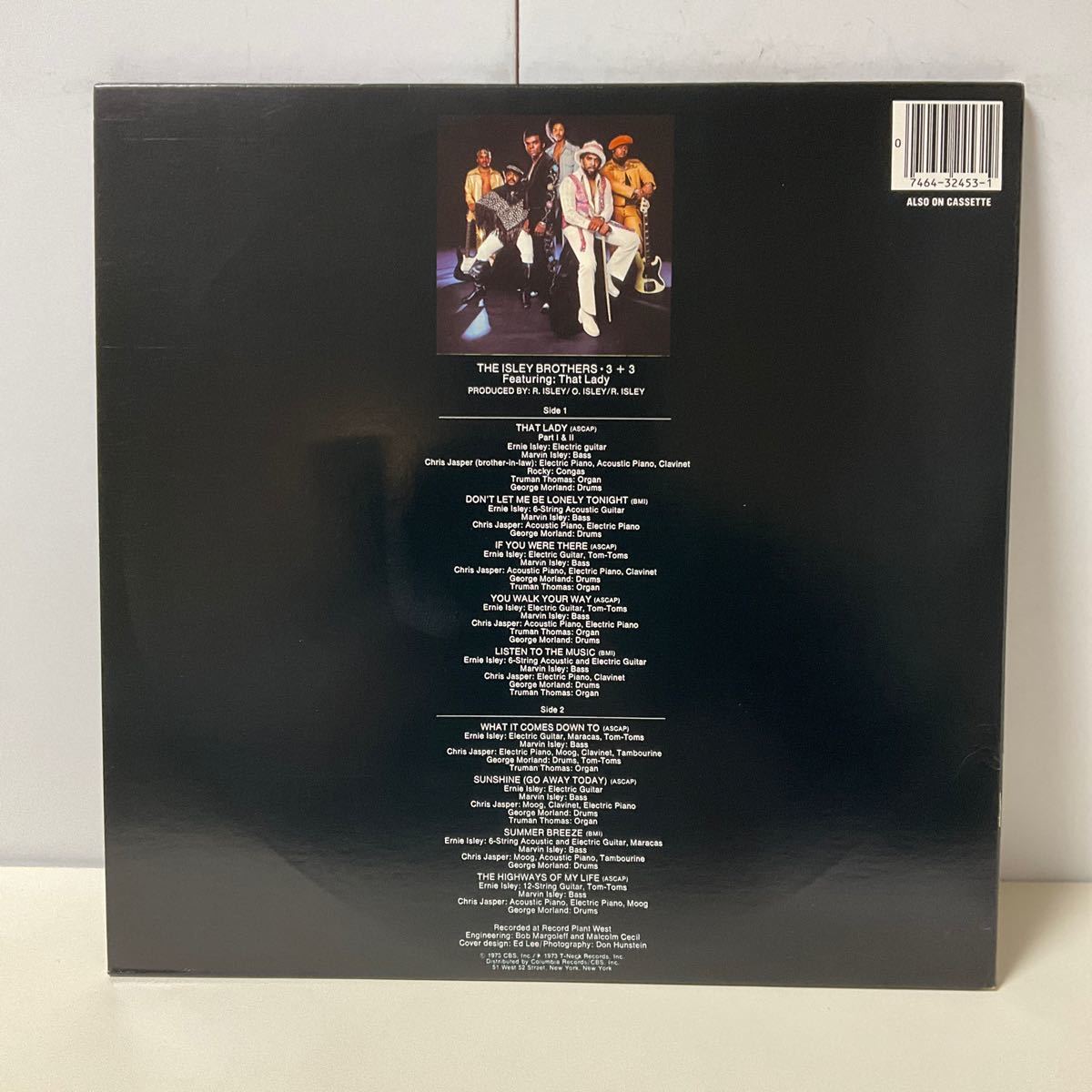 US盤 / The Isley Brothers / 3+3 / LP レコード / T-Neck / PZ 32453 / アイズレーブラザーズ_画像2