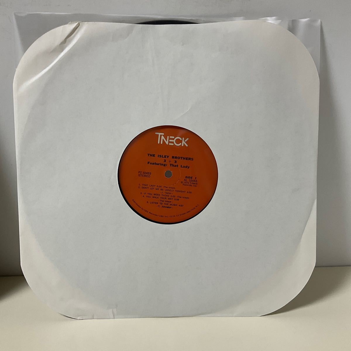 US盤 / The Isley Brothers / 3+3 / LP レコード / T-Neck / PZ 32453 / アイズレーブラザーズ_画像8