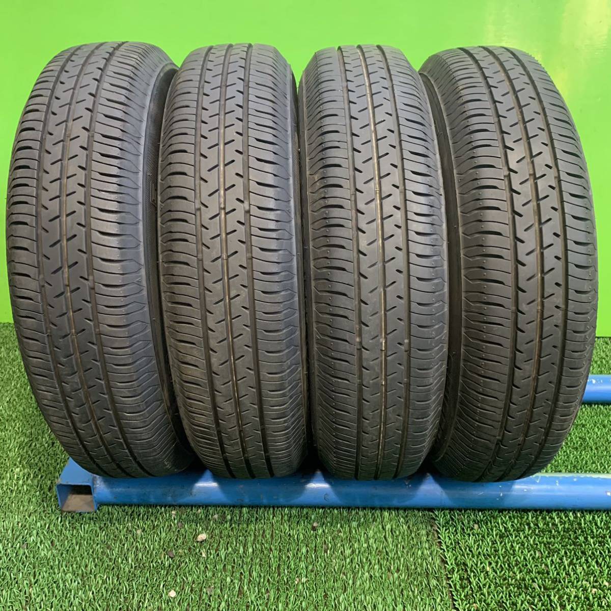 AE91-311 DAIHATSU 22年製 SEIBERLING SL101 バリ山 145/80R13 75S 【4本】ダイハツ純正 4.00B 4穴 100 +40 54mm ムーヴ ミラ タント 等_画像2