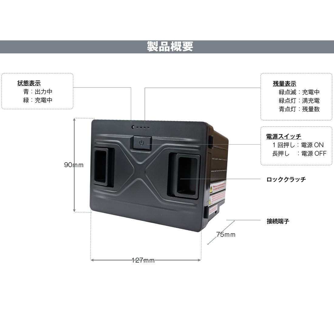 SUNGA 車載冷蔵庫 ポータブル冷蔵庫 専用 大容量 バッテリー 15600ｍAh（173Wh）冷凍庫 保冷庫 キャンプ 車中泊 クーラーボックス_画像3