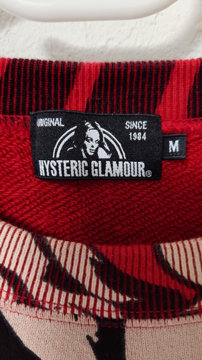 ヒステリックグラマー　HYSTERIC GLAMOUR　トレーナー　総柄　サイズＭ　送料無料_画像3