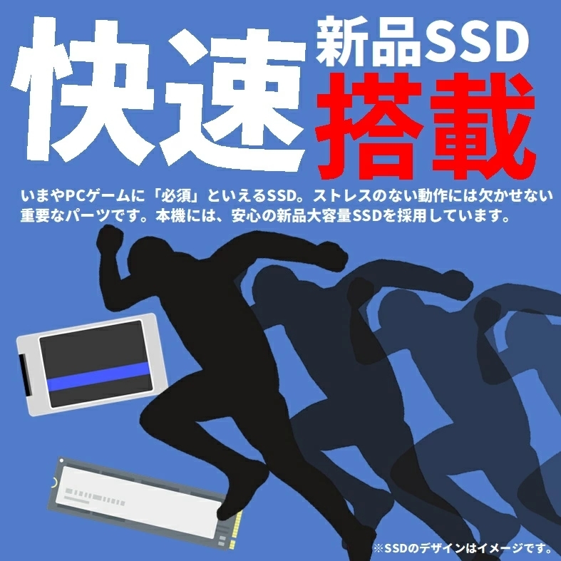 【自作中古ゲーミングPC】新品パーツ多数 / GeForce RTX 2080 SUPER / Core i7-9700 / 16GB / M.2 NVMe SSD 1TB + HDD 1TB / Windows11_画像3