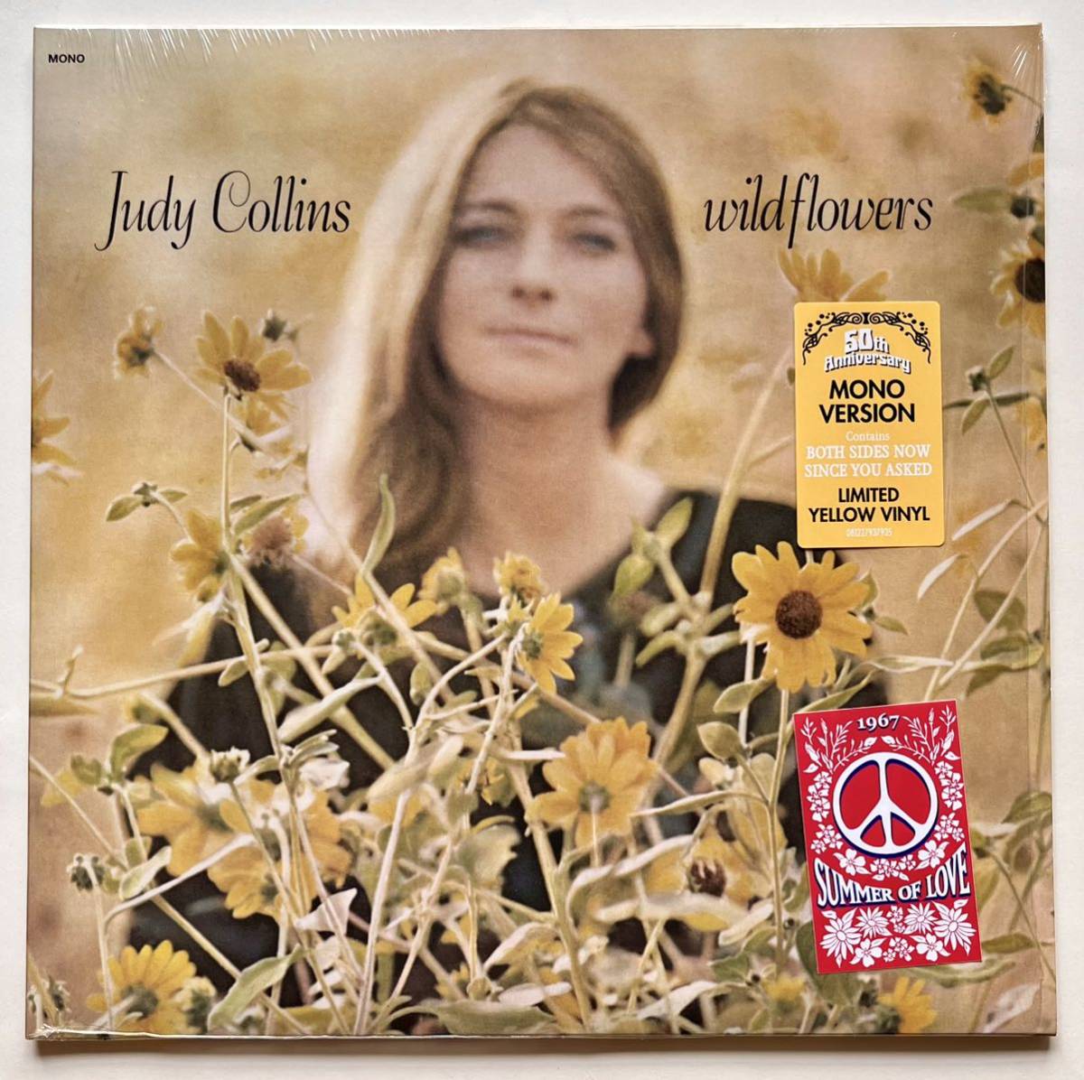 【美品】Judy Collins / Wildflowers (Mono) Colored Vinyl ジュディ・コリンズ_画像3