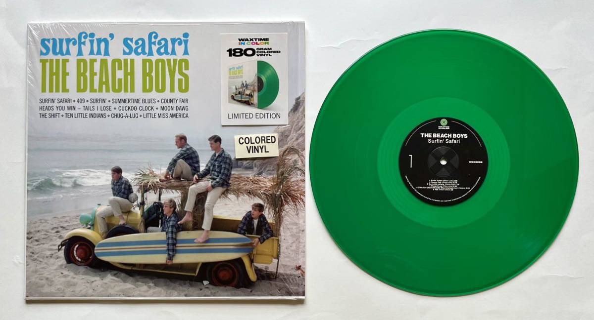 【美品】The Beach Boys / Surfin' Safari カラーレコード Limited Edition Reissue ビーチ・ボーイズ _画像1