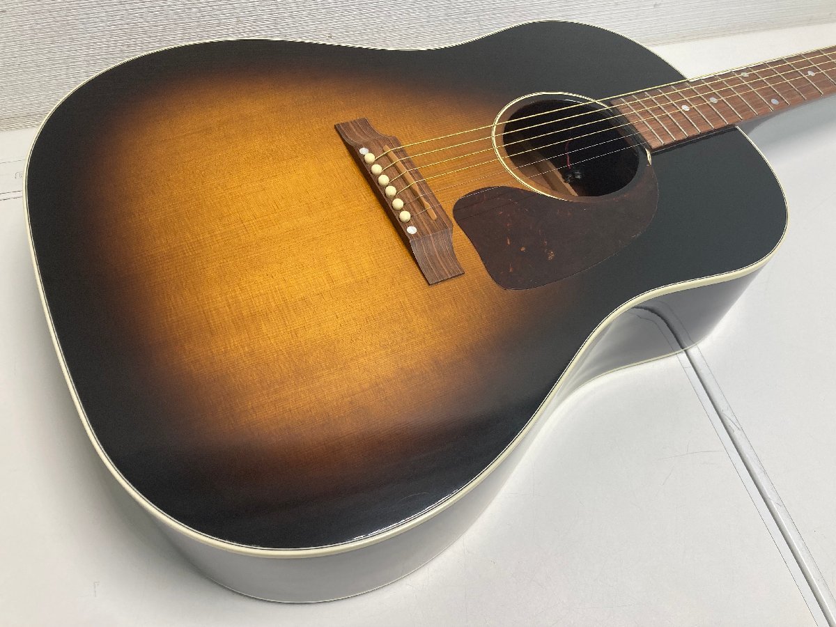 【★35-2118】■中古■ギブソン　Gibson E アコースティックギター　J-45 GUARANTEED　USA 1976年製（9095）_画像2