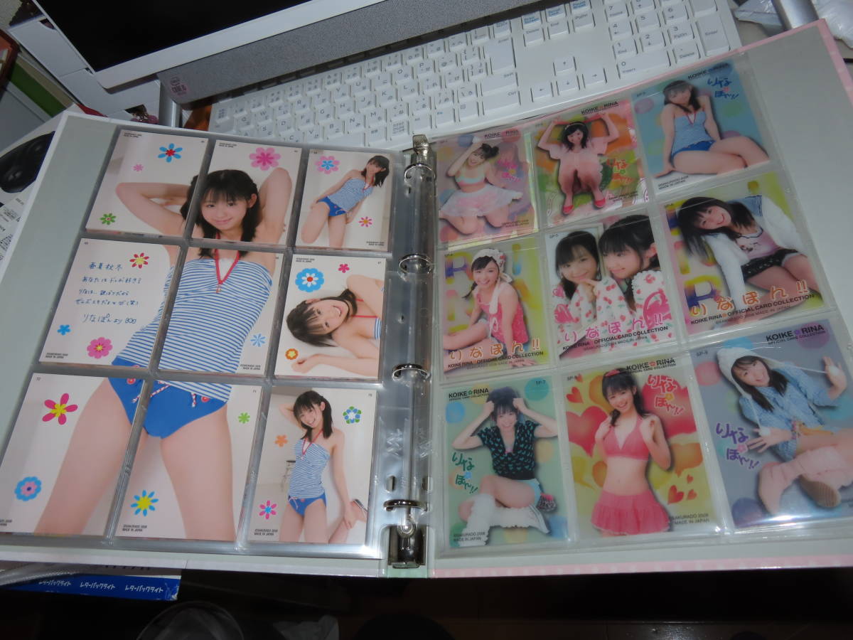 さくら堂 小池里奈 オフィシャルカードコレクション Rinard カードコンプリート？セット83枚　バインダー付き_画像10