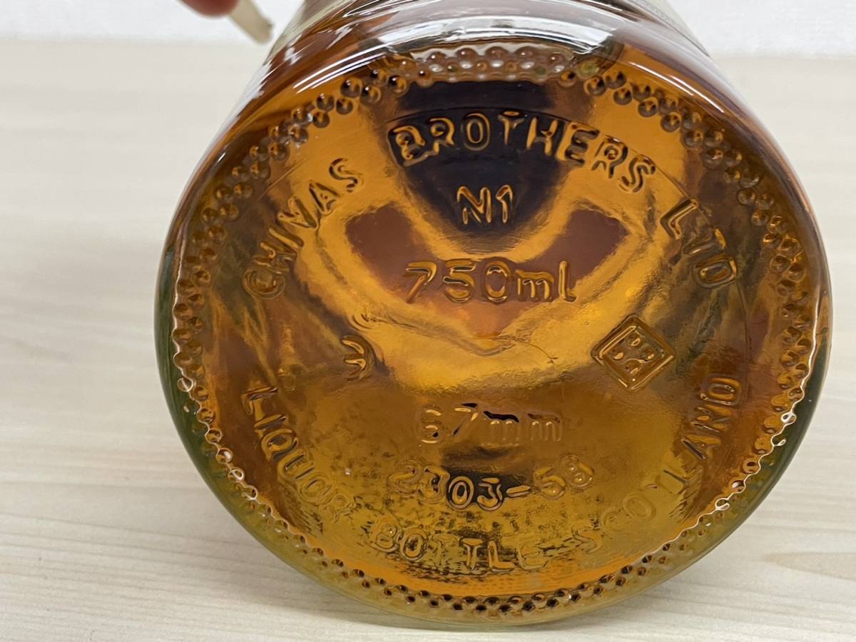 O514-T6-1849 CHIVAS REGAL シーバスリーガル プレミアムスコッチウィスキー 12年 750ml 43% 未開栓品_画像8