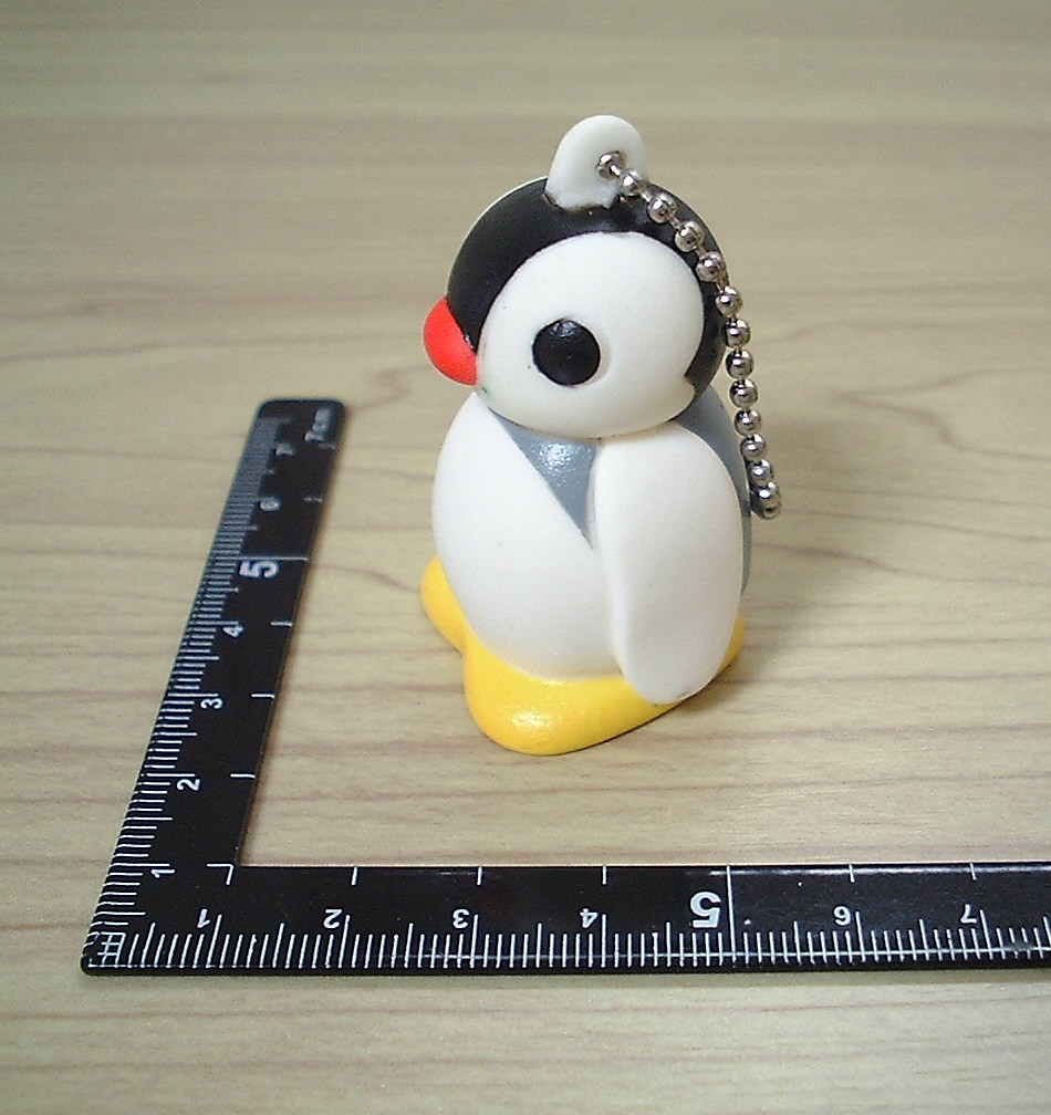 Pingu *PINGU*PINGA***[ pin ga* ball chain mascot key holder ]*** not for sale? extra? unused goods 
