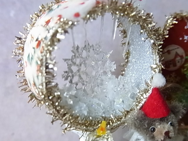 ミニチュアドールハウス ミニチュア焼き菓子 カスタムブライス の小物にも　テディベア　クリスマス雑貨　クリスマスツリー　キャンドル１_画像5