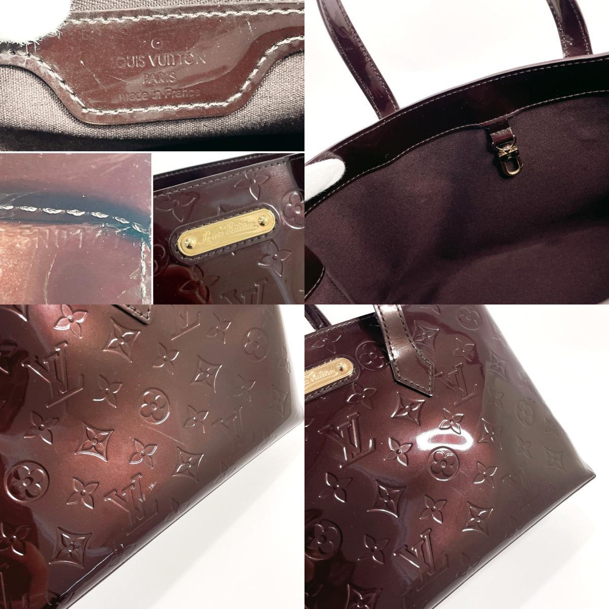 ルイヴィトン LOUIS VUITTON ハンドバッグ M93641 ウィルシャー PM モノグラムヴェルニ ボルドー アマラント_画像10