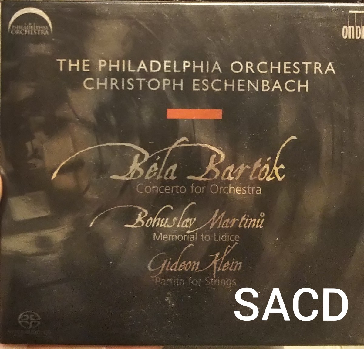 SACD 現代音楽 クラシック フィラデルフィア  管弦楽団 クリストフ エッシェンバッハ bohuslav martinu gideon klein bela bartokの画像1