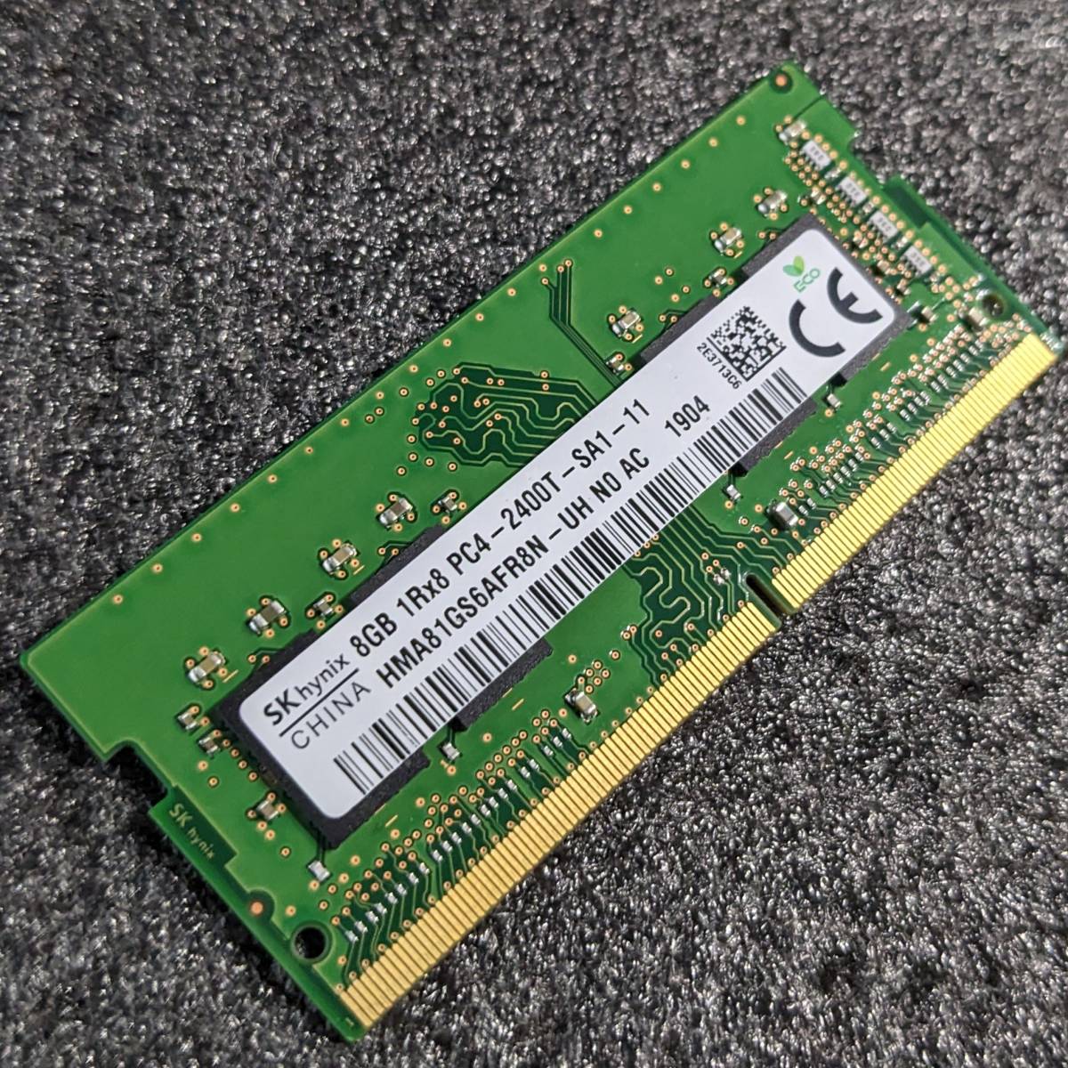 【中古】DDR4 SODIMM 8GB1枚 SK hynix HMA81GS6AFR8N [DDR4-2400 PC4-19200]の画像3