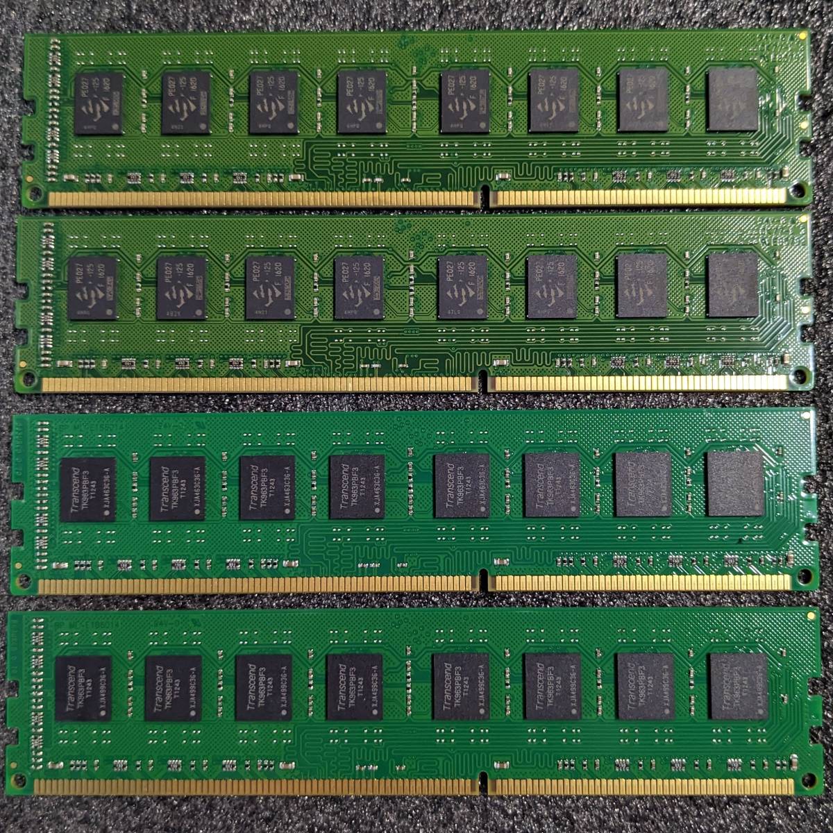 【中古】DDR3メモリ 32GB[8GB4枚組] Transcend トランセンド JM1600KLH-16GK(2セット) [DDR3-1600 PC3-12800]_画像6