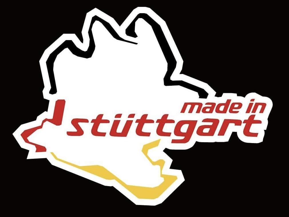 ドイツ　シュツットガルト　サーキット　ステッカー　カラー変更承ります　メルセデスベンツ　AMG ポルシェ　ニュルブルクリンク_画像1