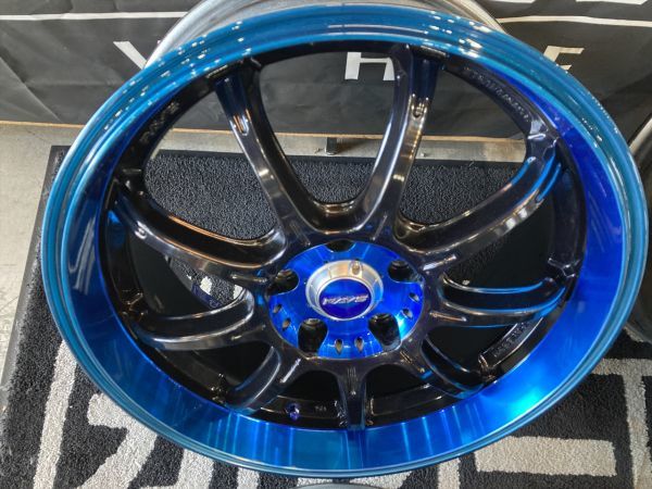 ◆状態良好!! RAYS レイズ グラムライツ 57 Gainer 18×7.5J+45 114.3/5H ホイール4本SET!! アクセラ/RX-8/マークX/ジェイド/レヴォーグ他_画像2