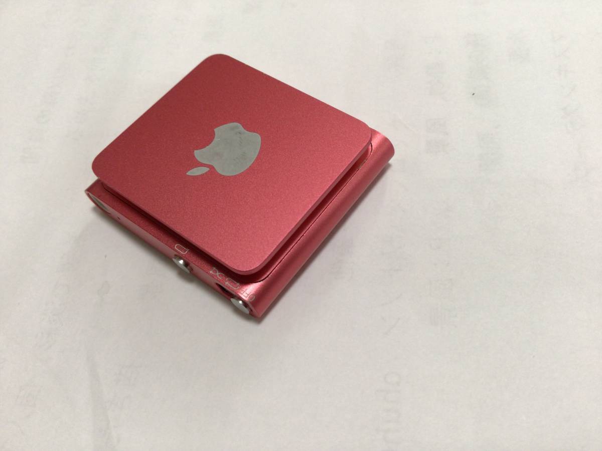 iPod shuffle 4th gene salmon pink no.22_画像8