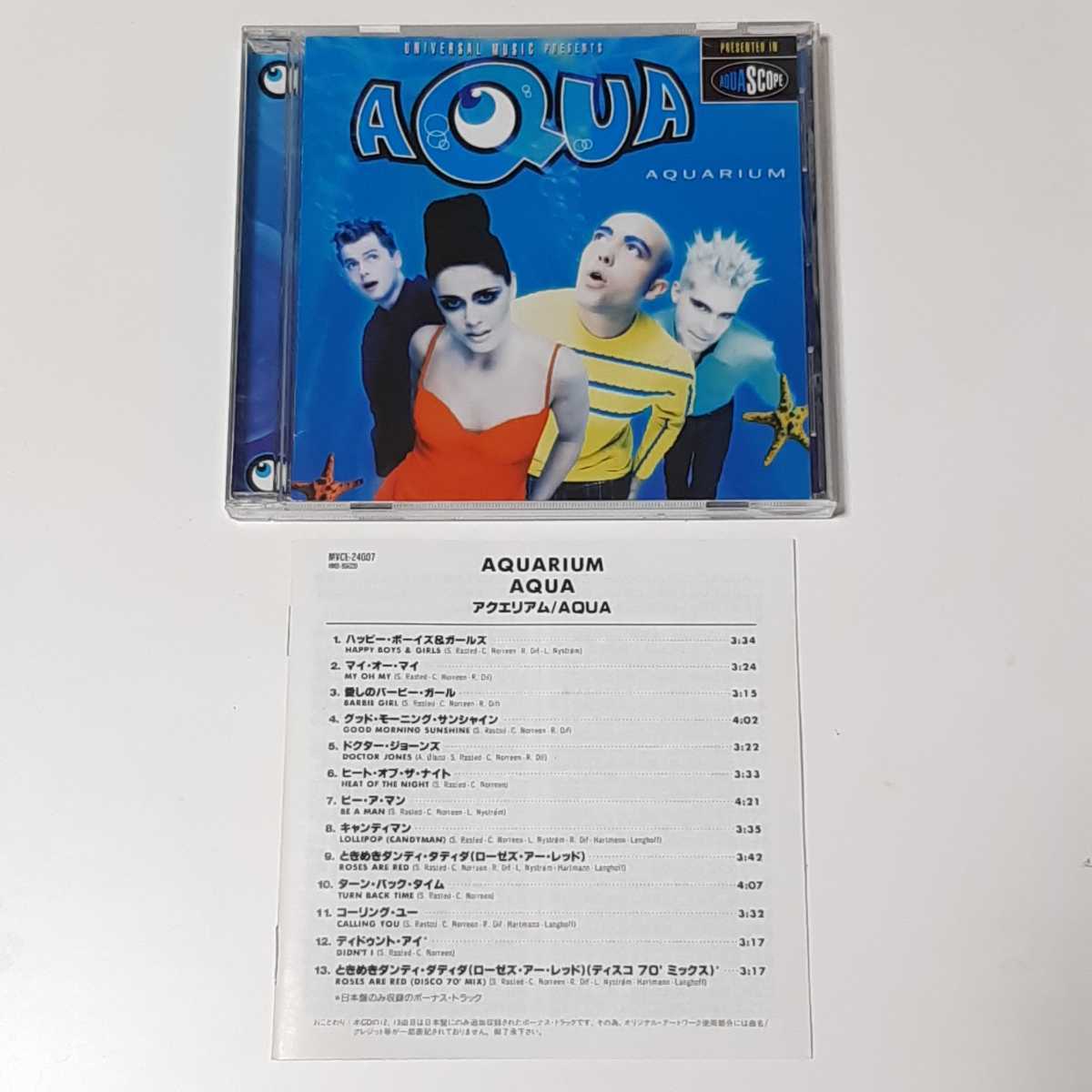 Aqua Aqua Aquavium Aquarium Antydic Edition японское описание текст бонус трек CD Альбом Barbie Girl Barbie Girl