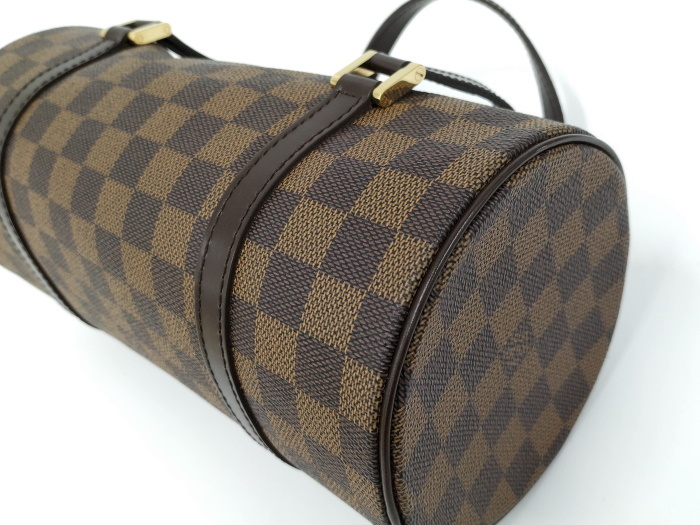 【中古】LOUIS VUITTON パピヨン26 PM ハンドバッグ ダミエ エベヌ N51304_画像3