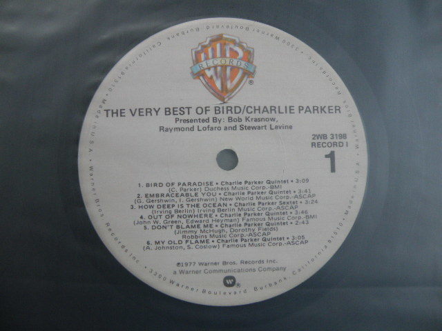 米盤2LP パーカーのダイヤル録音マスターテイク集　　Charlie Parker Dial Recordings-the very best of Bird_画像8