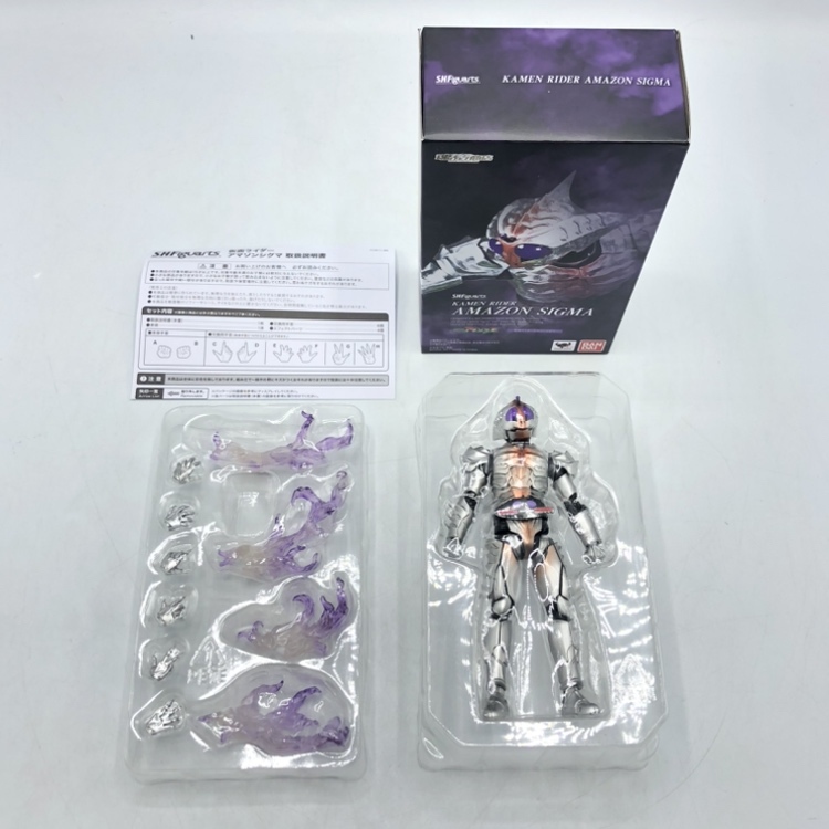 【中古】バンダイ　S.H.Figuarts 仮面ライダーアマゾンシグマ　開封品、説明書折れ有[240070109912]_画像3