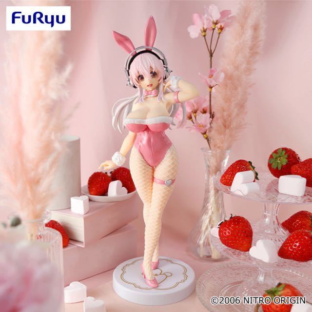 【新品未開封】すーぱーそに子 BiCute Bunnies Figure Pink ver. フィギュア ピンク バニー SUPER SONICO フリュー FuRyu_画像1