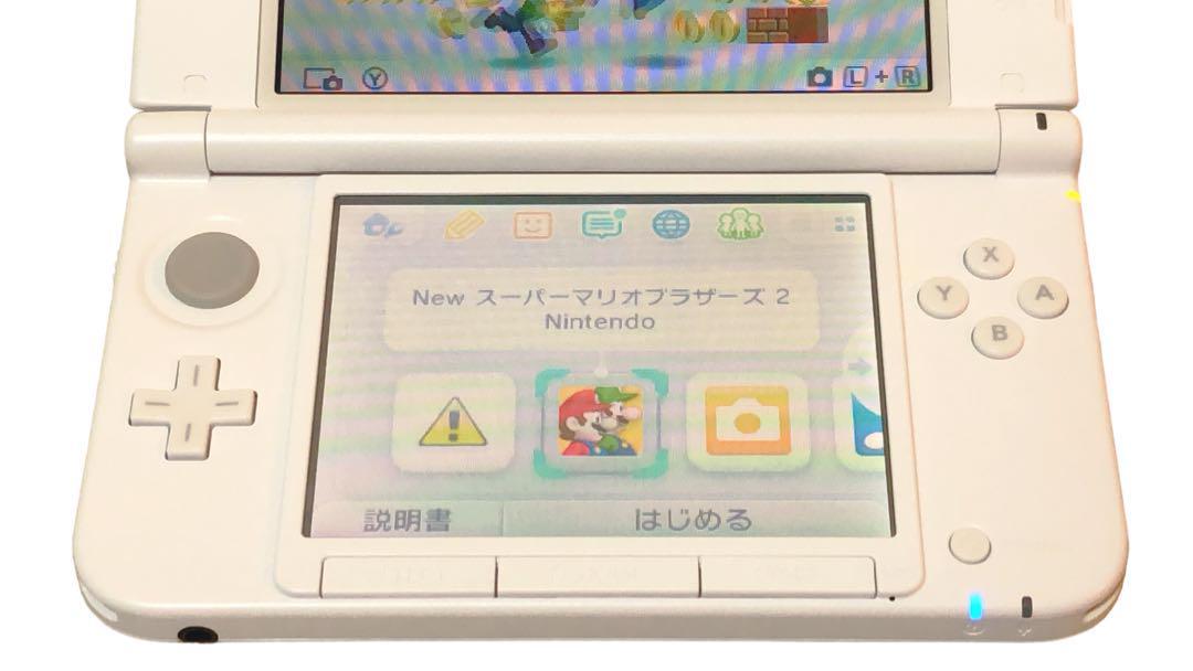 極美品 ほぼ新品 動作確認済み ニンテンドー3DS LL ミント ホワイト