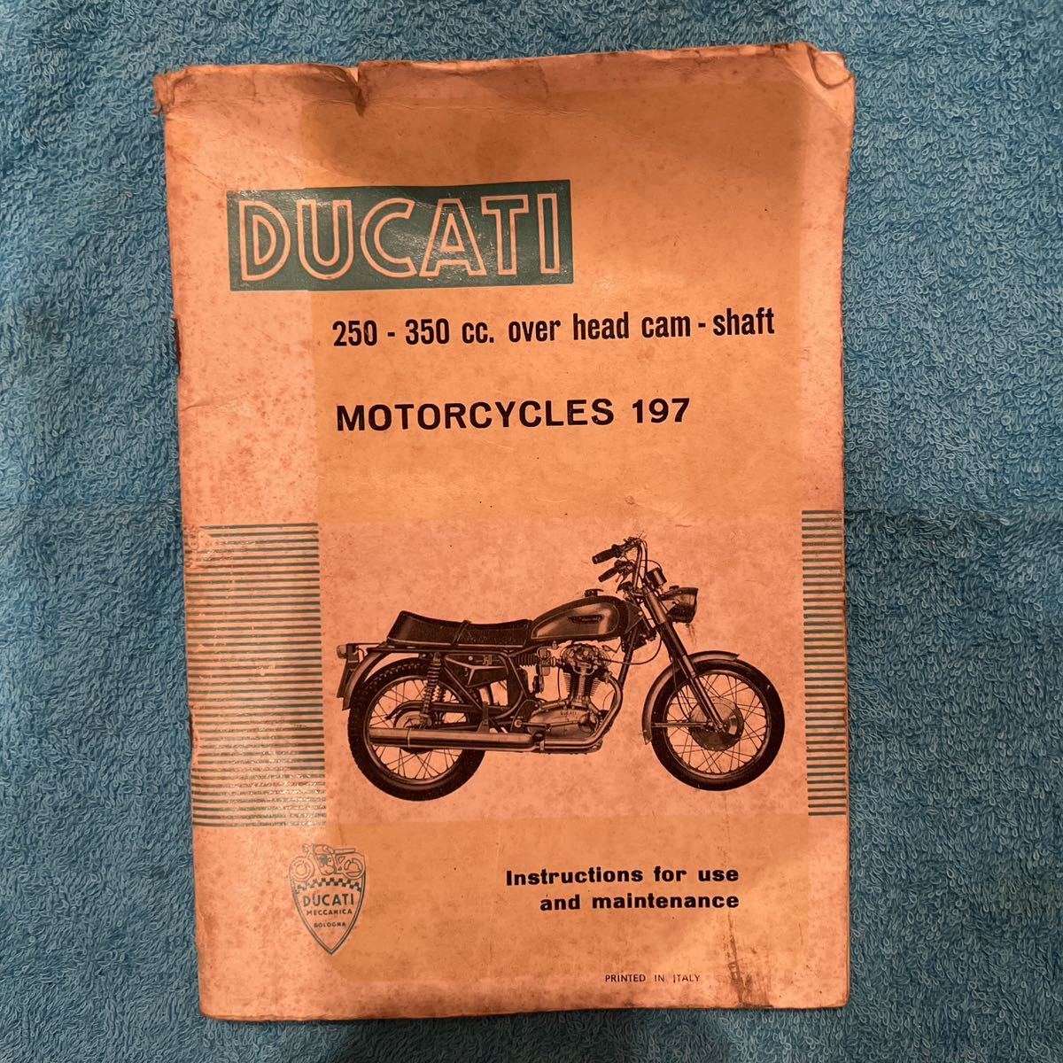 DUCATI250〜450cc マニュアル本、ウィンカー、その他パーツ_画像1