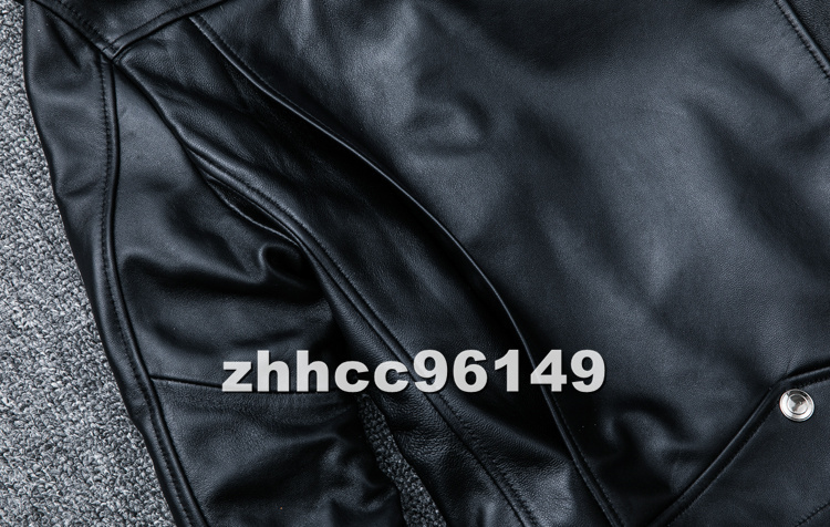 ■高級品■メンズ 革ジャン 最上級 牛革 ダブルライダース レザージャケット バイクウエア オートバイ ブルゾン 本革 S~4XL_画像9