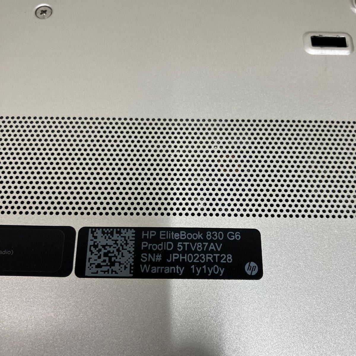 Q193 HP EliteBook 830 G6 Core i5 8265U メモリ8GB_画像6