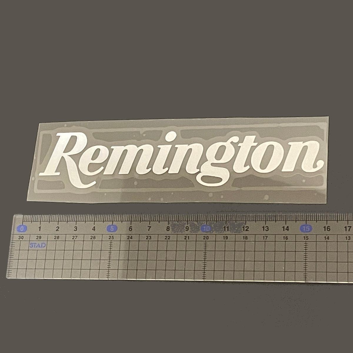 レミントン Remington デカール ステッカー シール 耐水仕様 白文字 150mm_画像3