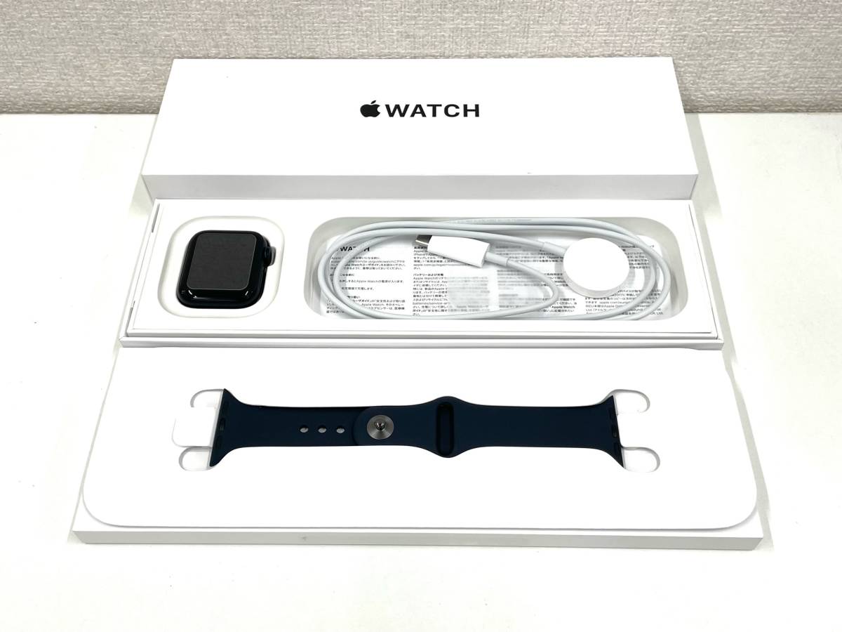 【IYS61787】Apple Watch SE 第2世代 40mm MR9X3J/A A2722 充電コードあり 箱あり 現状品_画像2