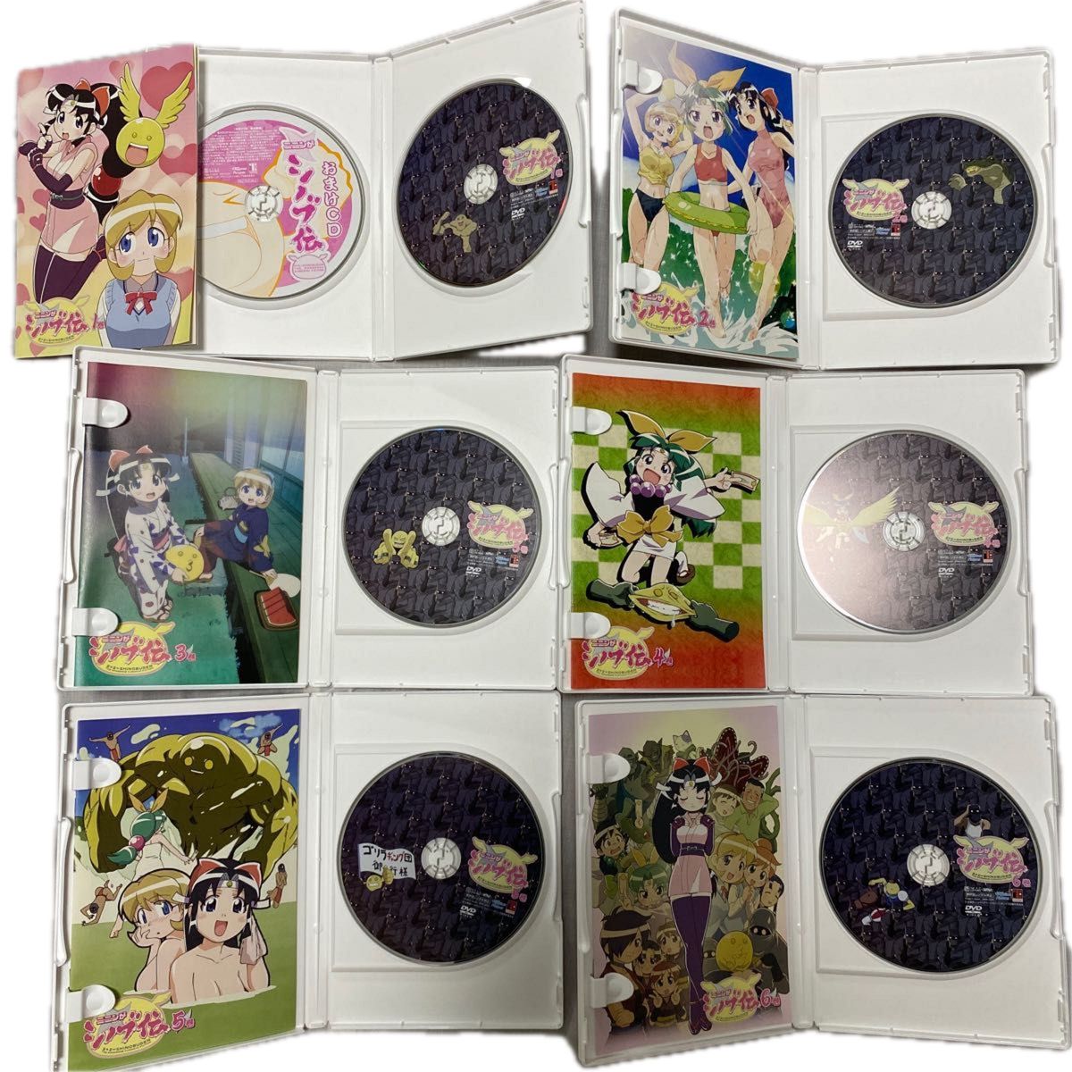 【全巻セット】ニニンがシノブ伝 DVD全6巻+ファンディスク 単行本全4巻 古賀亮一