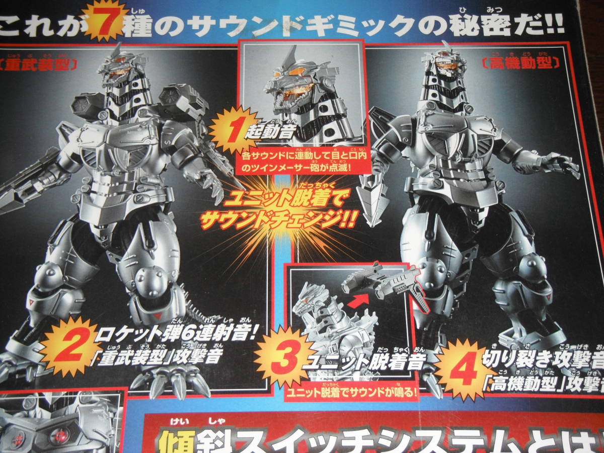  Mechagodzilla 2004 подлинный супер оборудование . машина дракон осмотр Godzilla Chogokin Bandai 