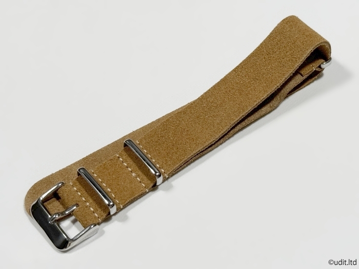  rug width :20mm light suede NATO strap color : beige arm belt for clock leather belt for watch band suede 