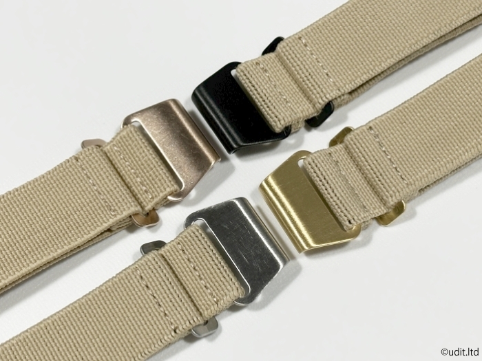 ラグ幅20mm/19mm MARINE-NATIONALE フランス海軍 MNストラップ ベージュ ゴールド尾錠 腕時計ベルト ナイロンベルト NATO_尾錠は全四色・各カラー出品しております。