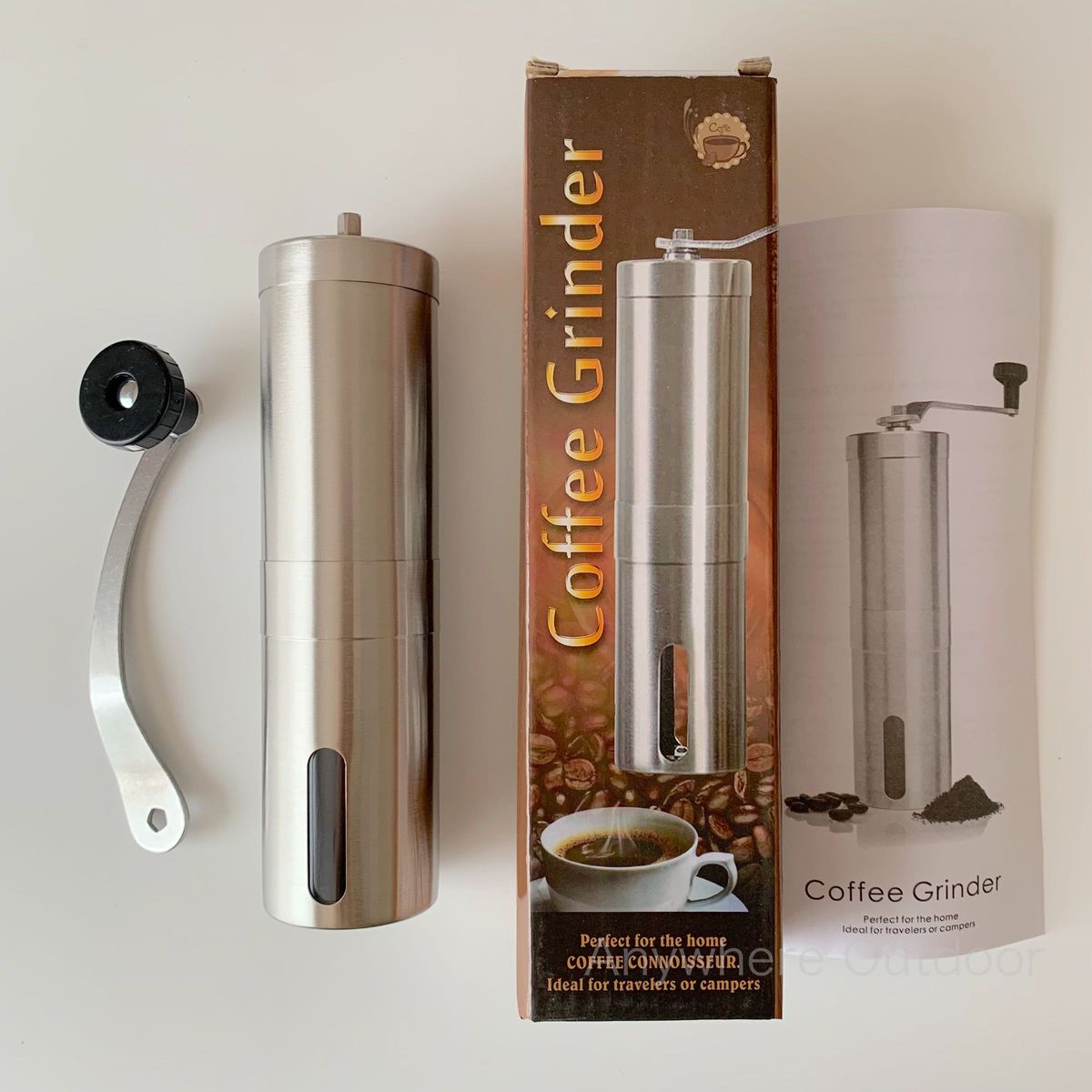 コーヒーミル コーヒー豆 手挽き 手動 コーヒーグラインダー セラミック ステンレス キャンプギア 