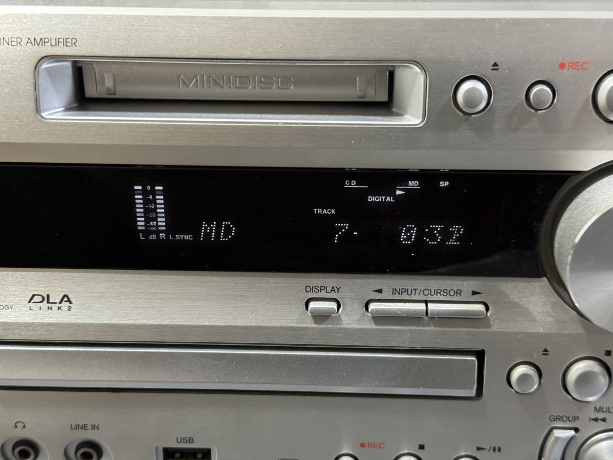 ★ONKYO MODEL FR-N9NX CD/MDチューナーアンプ 現状品 管理番号10240_画像9