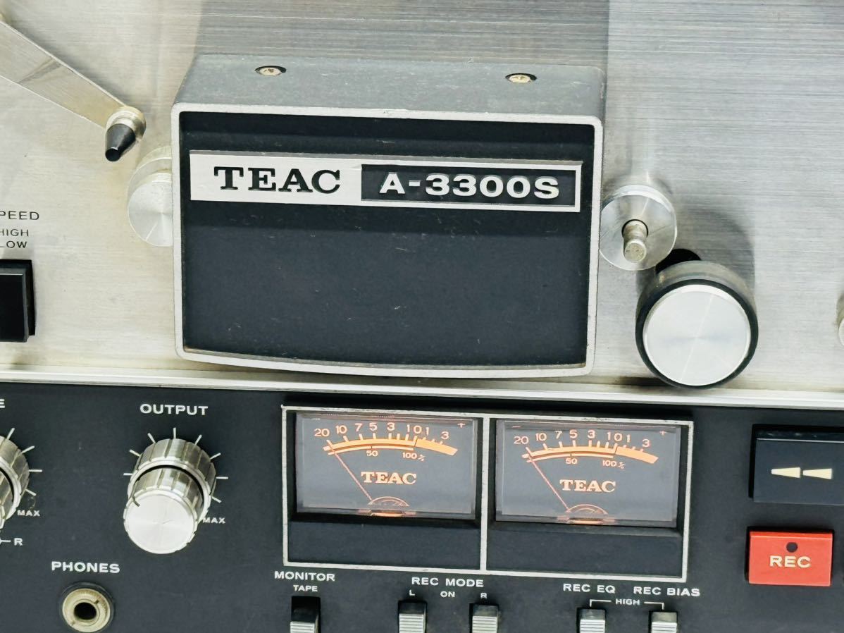 ★TEAC ティアック A-3300S オープンリールデッキ 通電確認のみ 現状品 管理番号10238_画像3