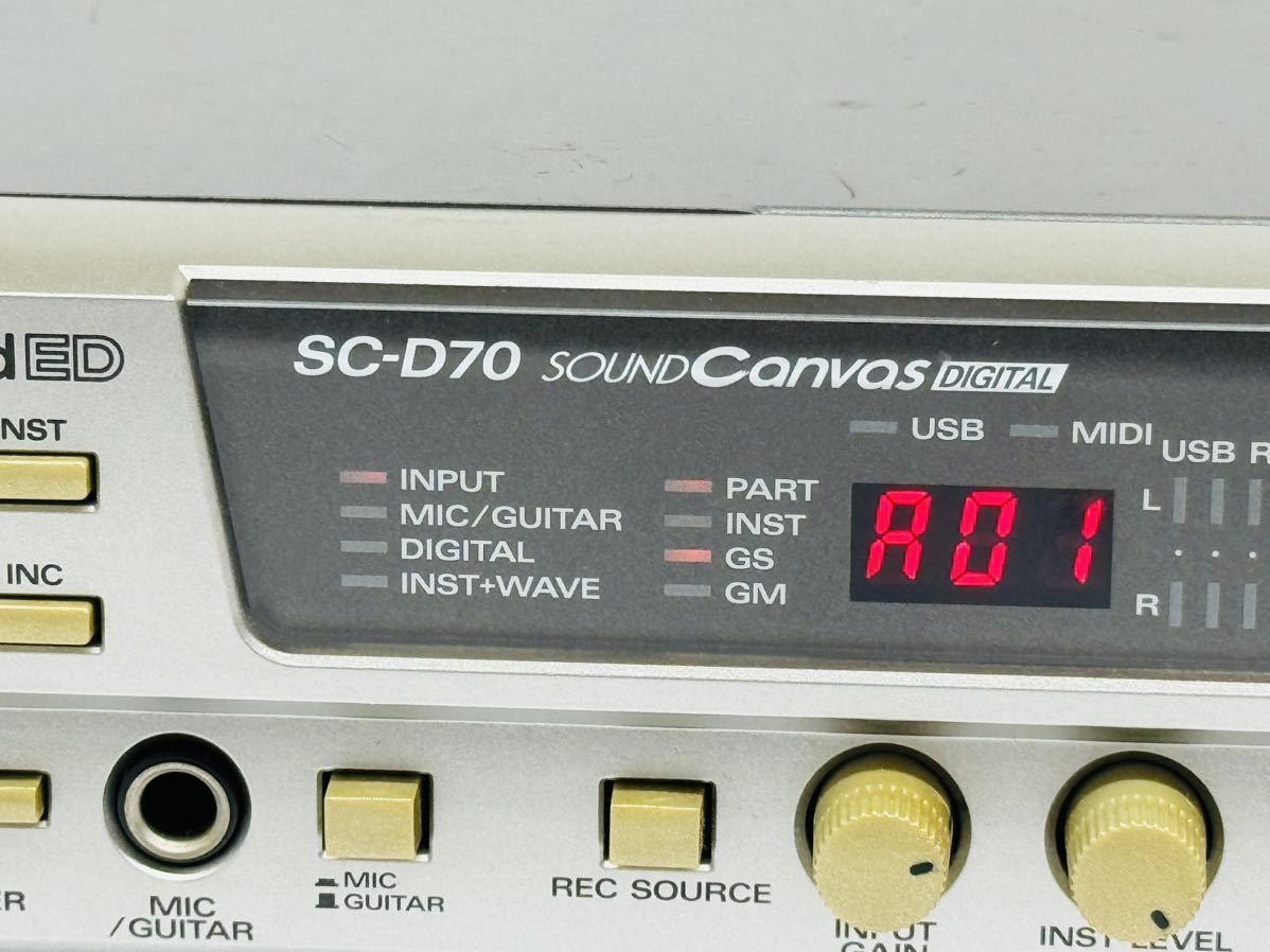 Roland ED ローランド SC-D70 音源モジュール 未チェック 現状品 管理番号11137_画像2