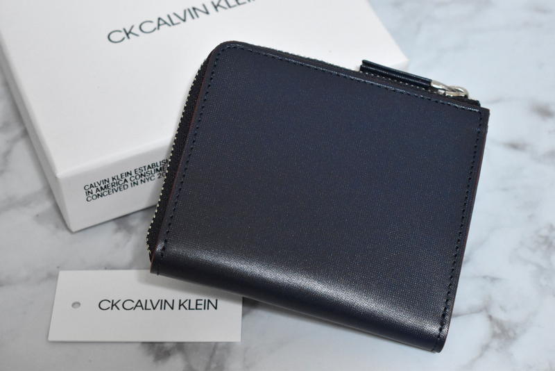 【即決】新品 CK カルバンクライン ミニカラー コンパクトウォレット 876603 ネイビー 財布 IKETEI イケテイ ◆_画像2