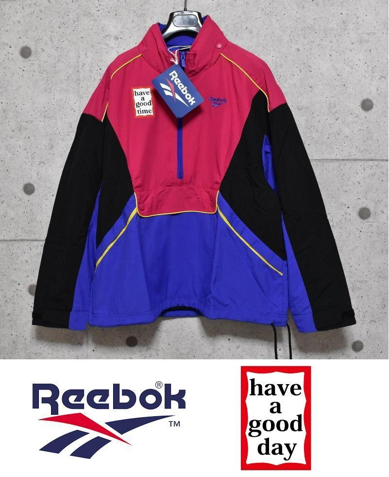 【送料無料】Reebok x have a good time アノラックジャケット M ジャージ ED4088 ◆の画像1