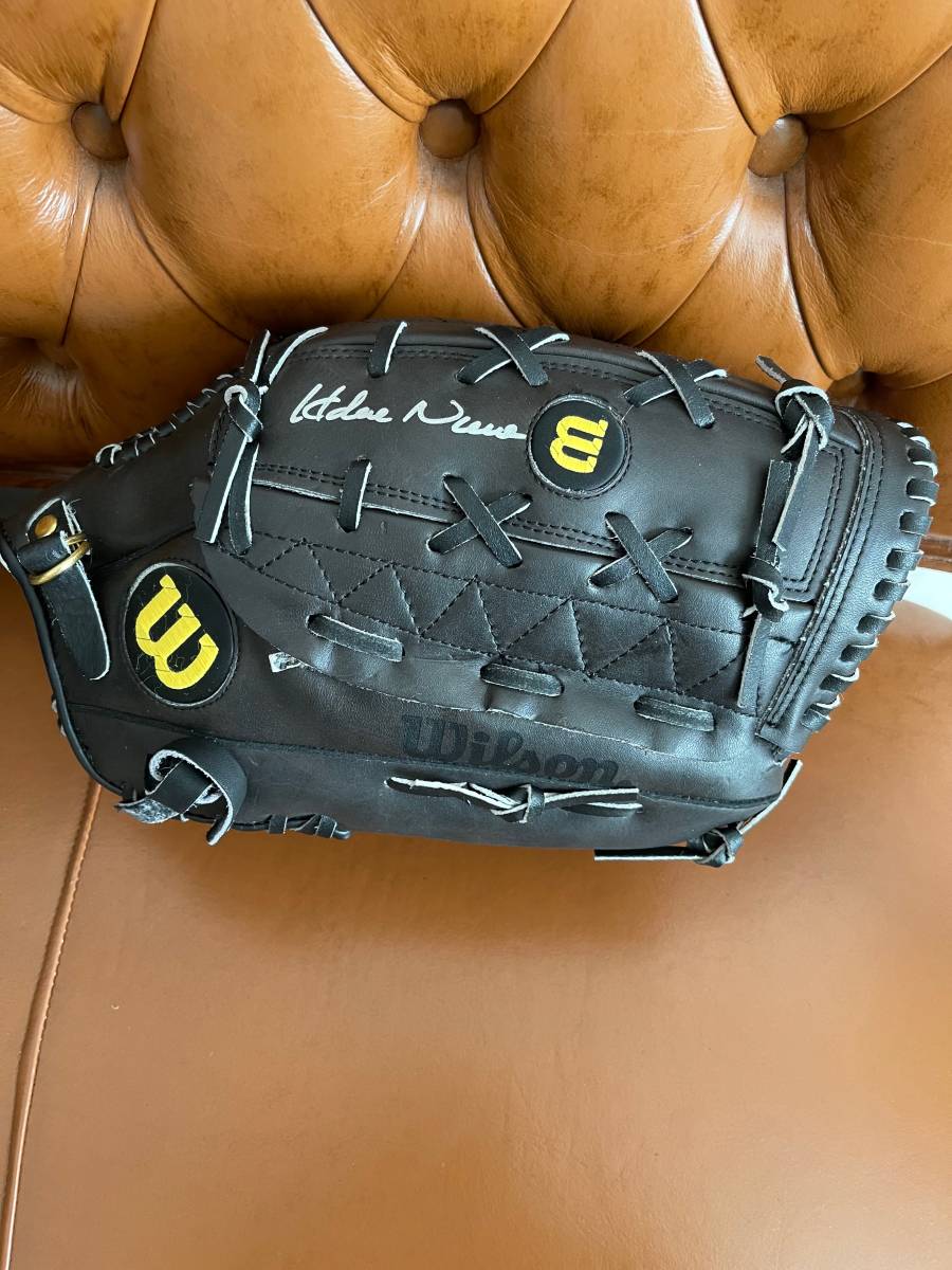 超貴重Wilson ウィルソン野茂英雄直筆サイン入りグローブ-投手用 超貴重Wilson ウィルソン野茂英雄直筆サイン入りグローブ-投手用