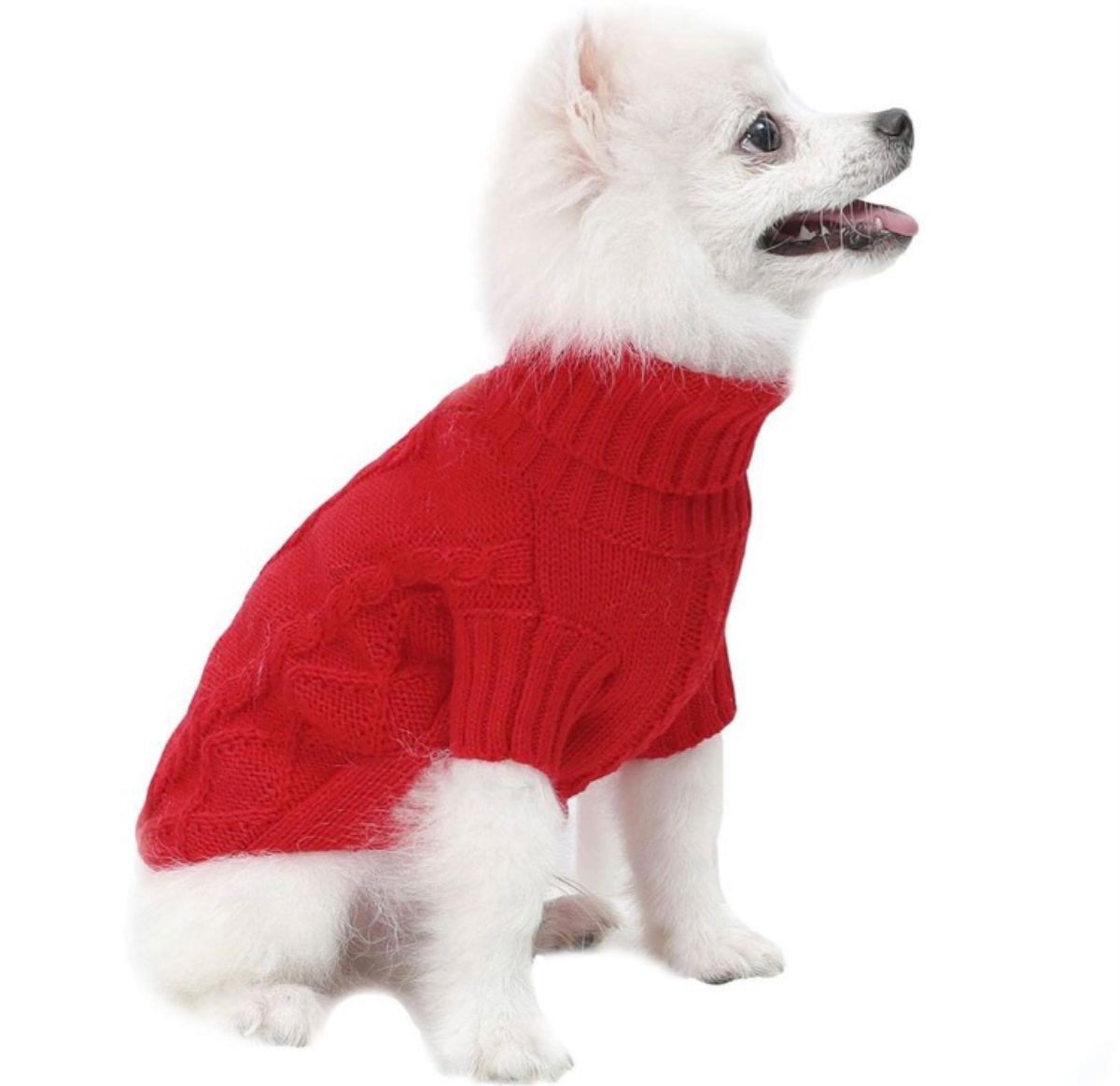 犬用セーター 犬服 犬用コスチューム セーター 洋服 ドッグウェア 防寒着 赤