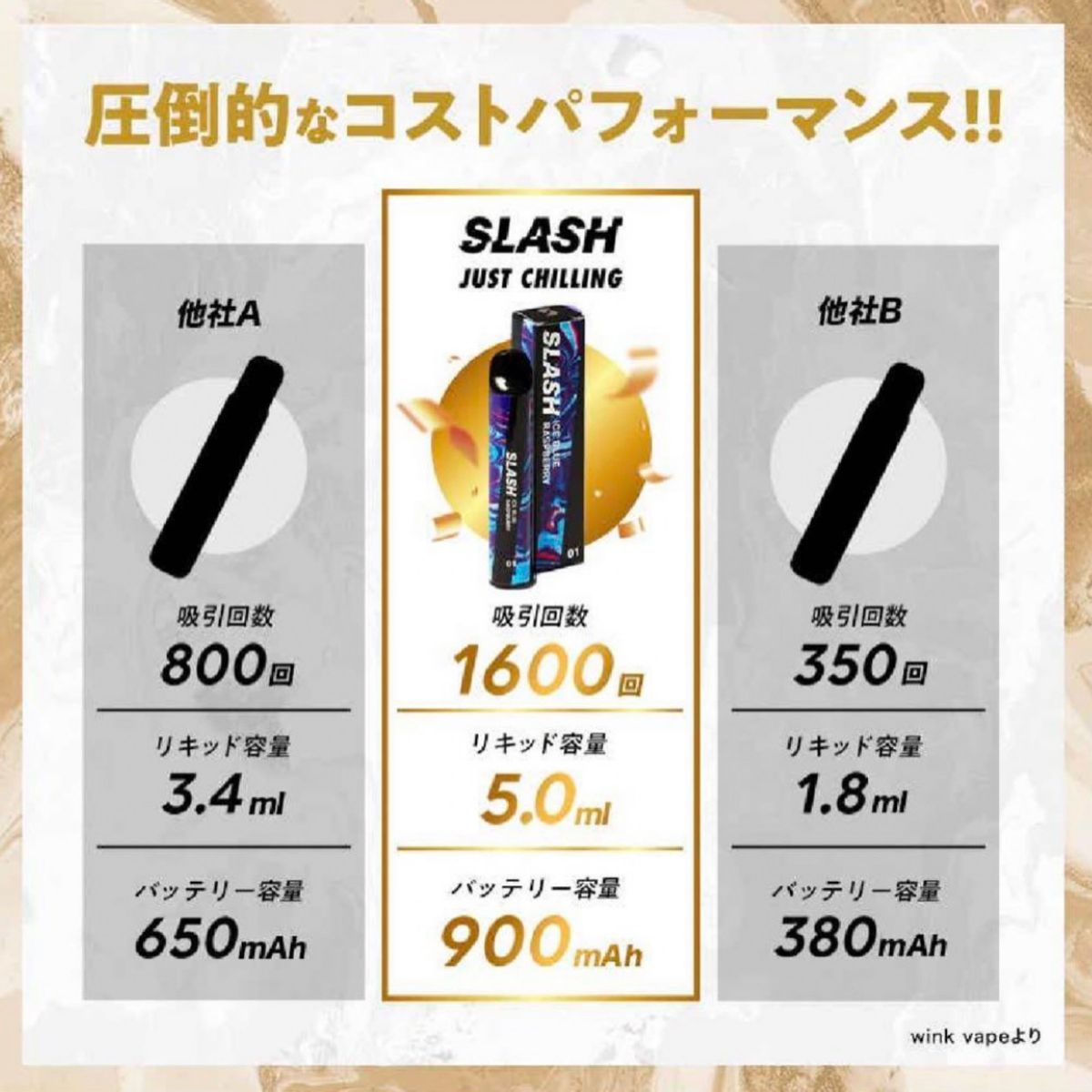 SLASH 持ち運びシーシャ