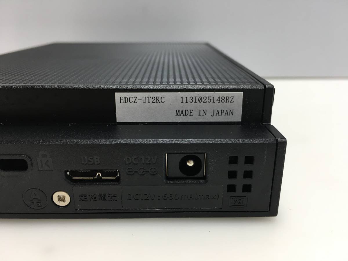 I-O DATA　外付けHDD　2TB　HDCZ-UT2KC　ジャンクRT-3188_画像4