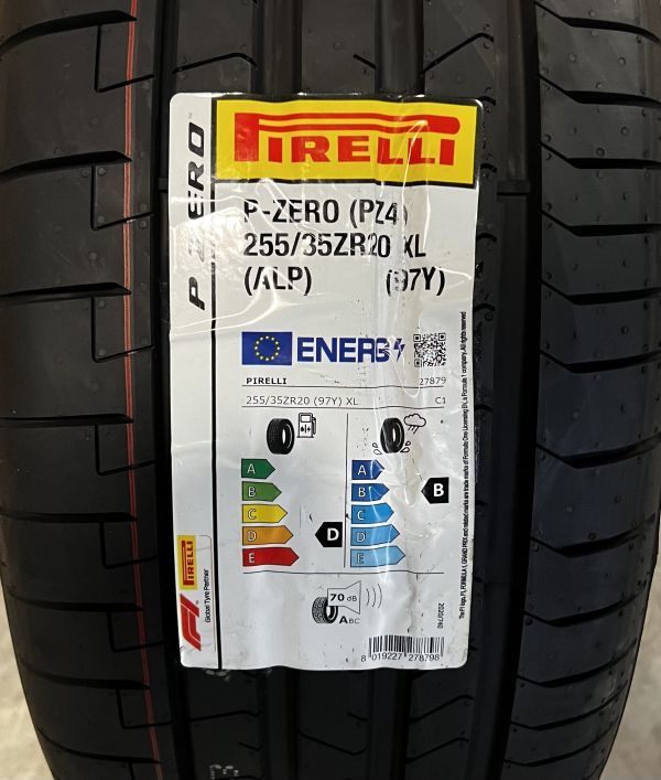 訳あり特価 輸送時の少歪みあり◆新品 PIRELLI P-ZERO ＜PZ4＞ 2023年製造 255/35R20 97Y XL ALP 2本限りの2本価格_画像2